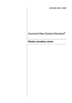 AS/NZS 3813:1998 AS/NZS 3813:1998