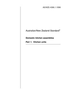 AS/NZS 4386.1:1996 AS/NZS 4386.1:1996