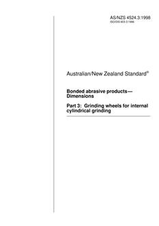AS/NZS 4524.3:1998 AS/NZS 4524.3:1998