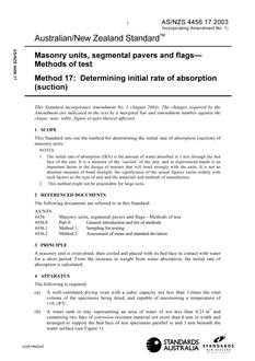 AS/NZS 4456.17 AS/NZS 4456.17