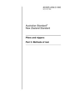 AS/NZS 4056.3 AS/NZS 4056.3