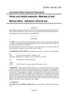 AS/NZS 1580.408.5:1994 AS/NZS 1580.408.5:1994