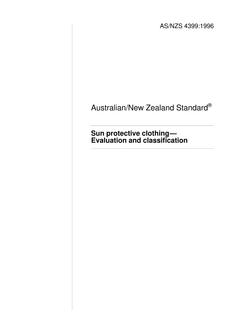 AS/NZS 4399:1996 AS/NZS 4399:1996