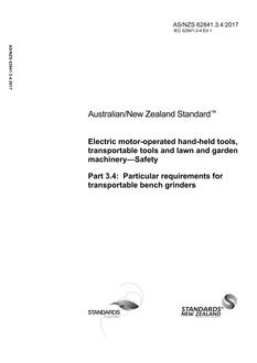 AS/NZS 62841.3.4 AS/NZS 62841.3.4