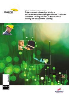 AS/NZS ISO/IEC 14763.3:2007 AS/NZS ISO/IEC 14763.3:2007