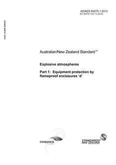 AS/NZS 60079.1 AS/NZS 60079.1