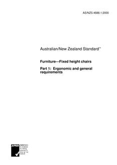 AS/NZS 4688.1:2000 AS/NZS 4688.1:2000