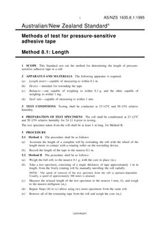 AS/NZS 1635.8.1:1995 AS/NZS 1635.8.1:1995