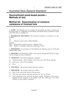 AS/NZS 4266.30:1996 AS/NZS 4266.30:1996