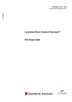 AS/NZS 1221 AS/NZS 1221