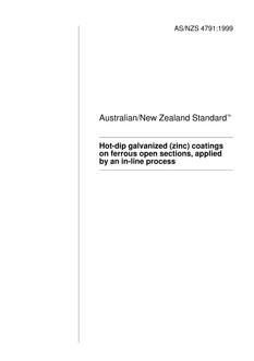 AS/NZS 4791:1999 AS/NZS 4791:1999