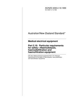 AS/NZS 3200.2.16:1999 AS/NZS 3200.2.16:1999
