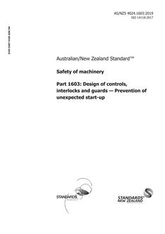 AS/NZS 4024.1603 AS/NZS 4024.1603