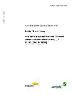AS/NZS 4024.2602 AS/NZS 4024.2602