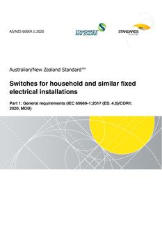 AS/NZS 60669.1 AS/NZS 60669.1