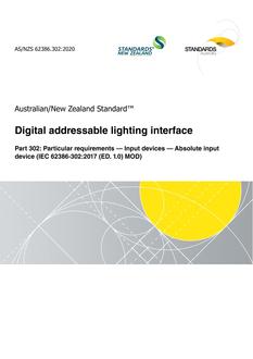 AS/NZS 62386.302 AS/NZS 62386.302