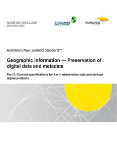 AS/NZS ISO 19165.2 AS/NZS ISO 19165.2