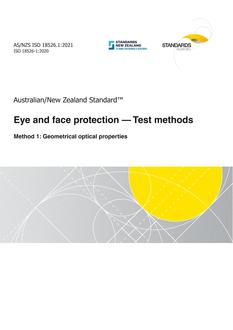 AS/NZS ISO 18526.1 AS/NZS ISO 18526.1