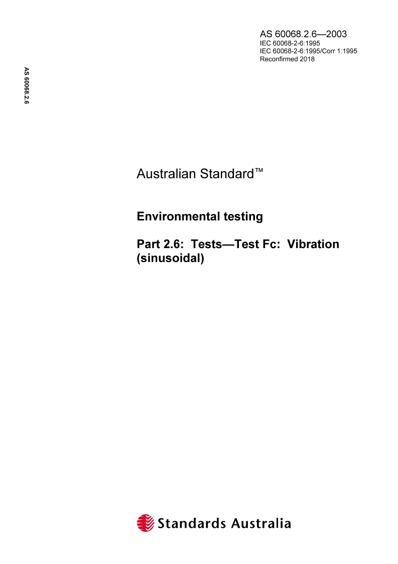 AS 60068.2.6 AS 60068.2.6