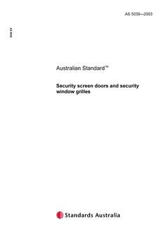 AS 5039-2003 AS 5039-2003