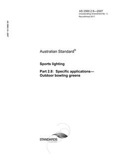 AS 2560.2.8-2007 AS 2560.2.8-2007