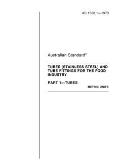 AS 1528.1-1973 AS 1528.1-1973