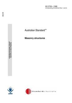 AS 3700-1998 AS 3700-1998