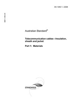 AS 1049.1-2008 AS 1049.1-2008