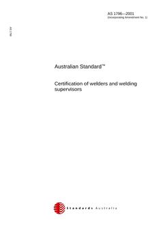 AS 1796-2001 AS 1796-2001