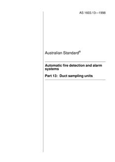 AS 1603.13-1998 AS 1603.13-1998