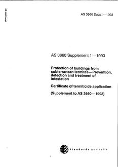 AS 3660 SUPP 1 AS 3660 SUPP 1