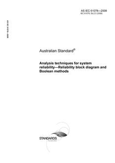 AS IEC 61078-2008 AS IEC 61078-2008