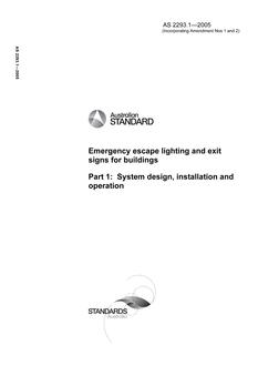 AS 2293.1-2005 AS 2293.1-2005