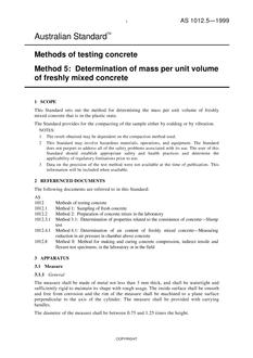 AS 1012.5-1999 AS 1012.5-1999