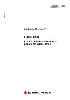 AS 2560.2.1-2003 AS 2560.2.1-2003