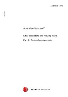 AS 1735.1-2001 AS 1735.1-2001