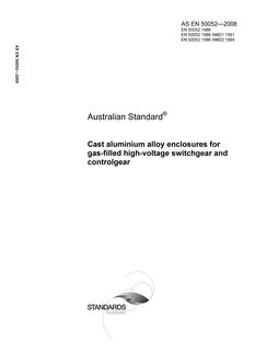 AS EN 50052 AS EN 50052