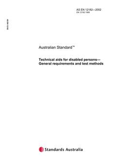 AS EN 12182-2002 AS EN 12182-2002
