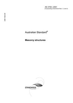 AS 3700-2001 AS 3700-2001