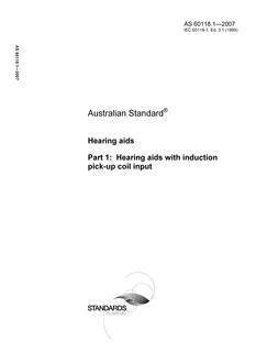 AS 60118.1 AS 60118.1