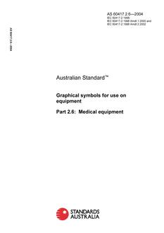 AS 60417.2.6 AS 60417.2.6