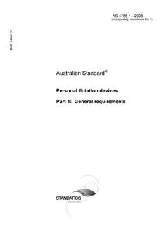 AS 4758.1-2008 AS 4758.1-2008