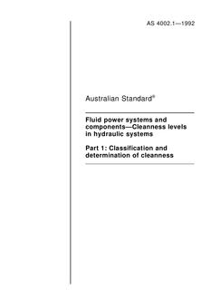 AS 4002.1-1992 AS 4002.1-1992