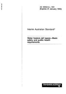 AS 3888(INT)-1991