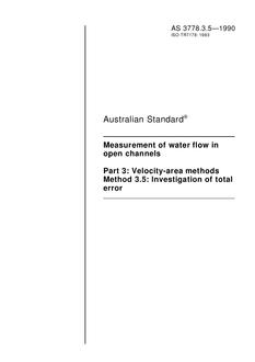 AS 3778.3.5 AS 3778.3.5