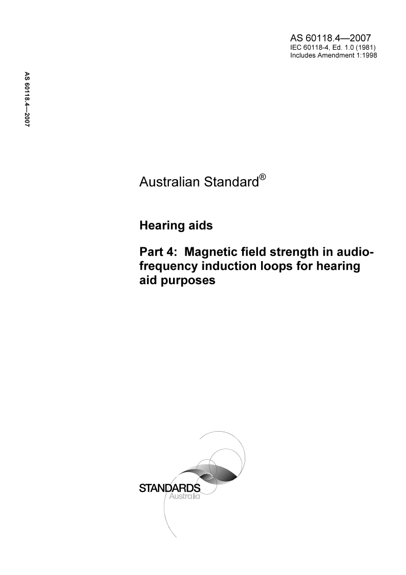 AS 60118.4 AS 60118.4