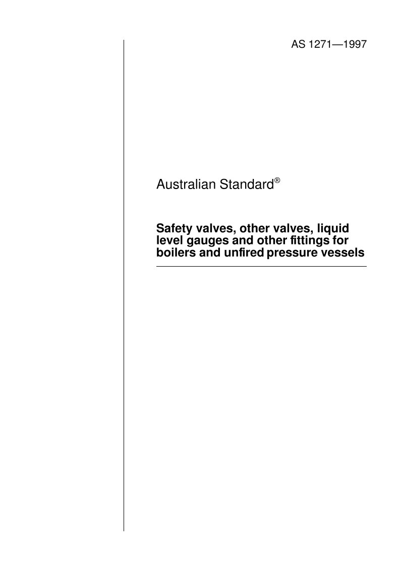 AS 1271-1997 AS 1271-1997