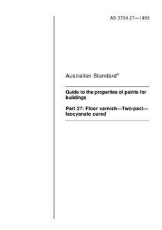 AS 3730.27-1993 AS 3730.27-1993