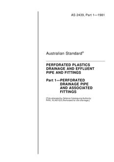 AS 2439.1-1981 AS 2439.1-1981