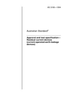 AS 3190-1994 AS 3190-1994